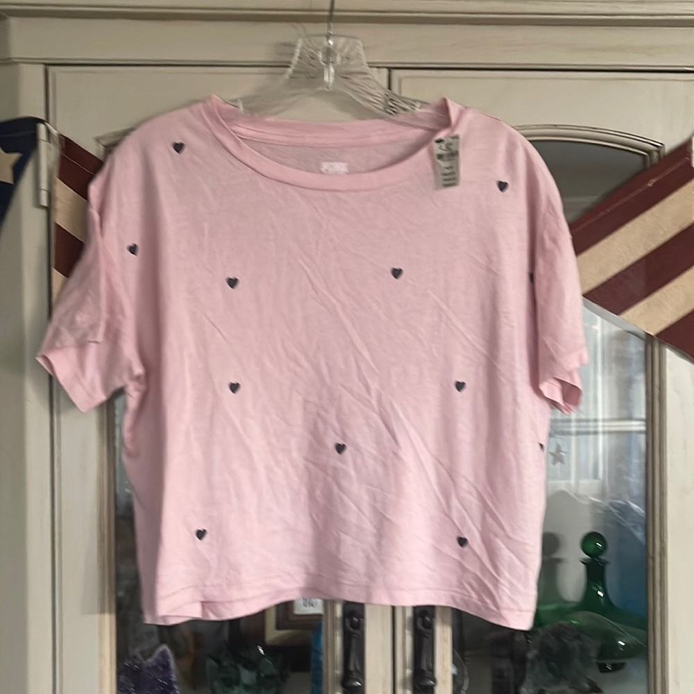 Crop T-shirt from pink size extra small brand new with tags